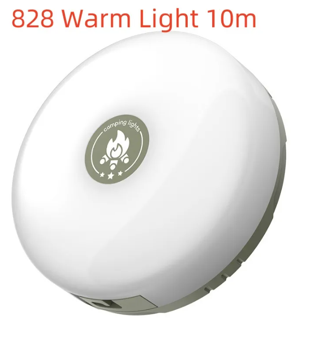 7-Color Rechargeable Camping Lantern & 8m Fairy Lights