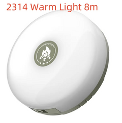 7-Color Rechargeable Camping Lantern & 8m Fairy Lights